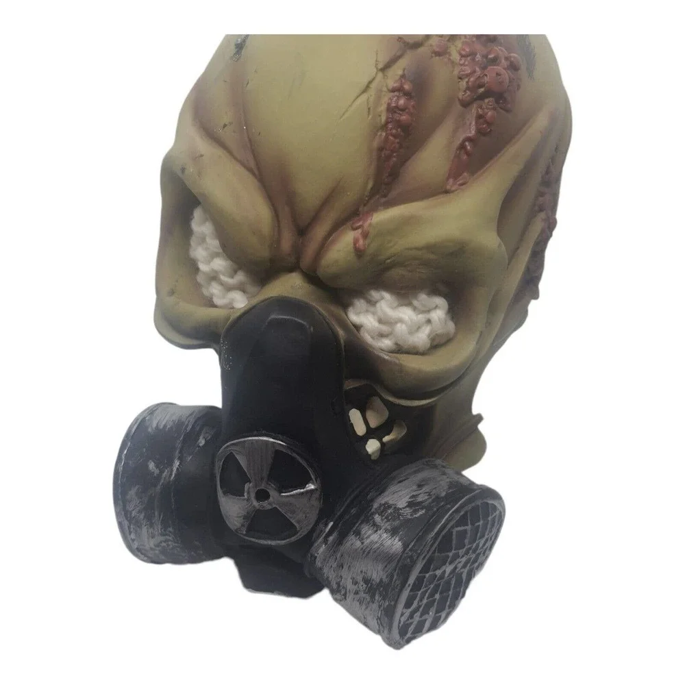 Full Face Latex Gas Mask Skull Alien Head Gasmask Halloween Costume Horr…